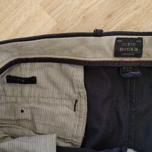 J. Crew broken in chinos